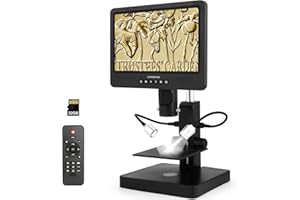 LINKMICRO LM249S 10'' IPS HDMI Digital Microscope 3 Lens 2000X