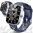 Csasan Smart Watch for Men Women Answer/Make Calls, 1.91" Touch smartwatch for men, 110+ Sports Modes with Heart Rate Sleep Monitor Step Counter, IP68 Waterproof Fitness Watch, Dark Blue