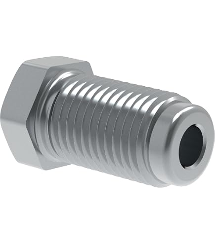 4 Raccords Frein M10x1 Pour Tuyau 4,75mm - Type A DIN/ISO 1651 - Cuivre Ou Acier - Haute Qualité