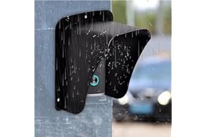 Copertura Antipioggia per Campanello HAMON Plastica 19.5cmx13.5cm Copertura Antipioggia Citofono Copertura Antipioggia Universale per RFID Copertura Impermeabile per Campanello per Porte WiFi (2)