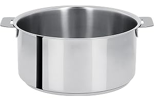 Cristel - F22Q Faitout INOX 22cm sans poignée Amovible - Collection Mutine