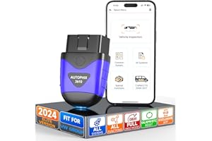 ‎AUTOPHIX AUTOPHIX 3610 OBD2 Bluetooth Diagnosegerät Kompatibel mit VW Audi Skoda Seat All-System OBD2 Scanner VAG Auslesegerät Auto mit Service EPB Reset BAT Check Gas Lernen für iPhone, iPad, Android