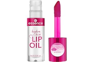 Essence Cosmetics hydra kiss LIP OIL, moisturizing/hydrating, caring, with oils, shiny, dewy (4ml)