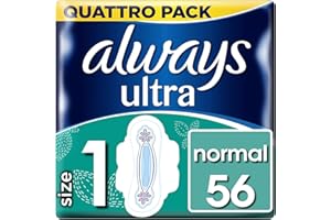 Always Ultra Normal Plus Sanitary Towels with Wings - 4X14 Serving (56 units)