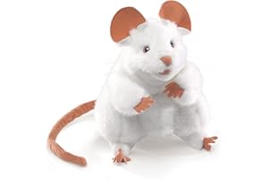 FOLKMANIS Topo Bianco burattino (Importato da Giappone)