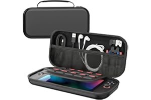 Pmueuff pour Pochette Switch 2 pour 2025, Housse Rigide avec Dock pour 10 Jeux, Sacoche de Protection Portable pour Nintendo Switch 2, Sac de Voyage avec Grip