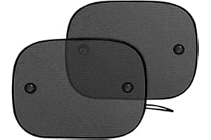 XINCHEN Visiere Parasole per Auto 2 pezzi Universali Accessori Auto Parasole Tendine Parasole Autoadesivi Tendine Parasole Auto Finestrini Laterali 44 * 36cm Para sole laterale-protezione UV(B)