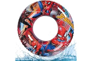 LGZIN Bouée de Natation de Rond, 60 cm Anneau de Natation Bouée, Anneau de Natation Gonflable pour 3-6 Ans Enfant, Bouee Piscine en PVC, pour Décoration de Jouet de Fête de Piscine