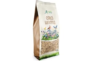 HUNGRY WINGS Premium Wild Bird Food 5L Refill, (5L Bag, Calci Worms)