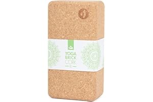 ‎BODHI Bodhi Yoga Block Kork Brick | Einzeln & als Set | 100% Naturkork – Universal Yogaklotz | Umweltfreundlich & Nachhaltig | Tool für deine Asanas, Stretching & Regeneration