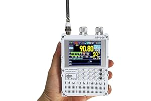 HOHOVYVY DP-666 TEF6686 Hochempfindliches Radio Vollband-FM-AM-FM-Kurzwellenradio(White1)