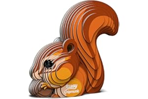 EUGY 041 Scoiattolo. Eco-Friendly 3D Paper Puzzle
