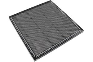 WAKECTS Honeycomb stół roboczy, łóżko robocze 40 x 40 cm, szybkie odprowadzanie ciepła, łóżko laserowe o strukturze plastra miodu, płyta ochronna na biurko do maszyny do cięcia