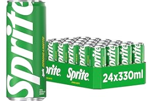 ‎SPRITE Sprite - spritziges Erfrischungsgetränk mit fruchtigem Geschmack aus Limetten und Zitronen - erfrischender Softdrink in Einweg Dosen (24 x 330 ml)