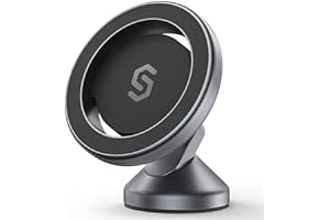 SYNCWIRE MagSafe Kfz-Halterung – Flexible Rotation, magnetische Handyhalterung für Armaturenbrett, Starke Magnete, Auto-Handyhalterung, universal, kompatibel mit iPhone, Samsung, Pixel, MagSafe