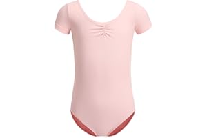 ZYXWVU maillot gimnasia ritmica niña mallot de ballet de manga corta