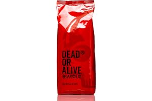 DEAD OR ALIVE Espressobönor DIAVOLO – Mycket Mörk Rost – Extremt Stark – 100% Robusta – Låg Syra – Italiensk Rost – 1 kg