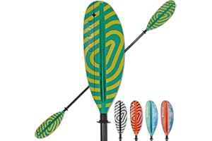 WONITAGO Kayak Paddle Premium Carbon Fiber Paddle with Reinforced PP + Fiberglass Blade, Floating Adjustable Kayaking Oars, 3 Piece, 220-240 cm/86-94 Inches, 240-260 cm/94-102 Inches