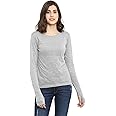 Ap'pulse Women's Long Sleeve Thumbopen Tshirt