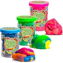 Kit Slime Licorne Craze Magic - 6 Couleurs Aléatoires Avec Figurine Licorne, 110ml