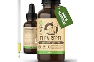 RUBEN OSCAR Flea Treatment for Dogs | Works on Flea & Tick | All Natural Safe Formula & Easy To Apply | Spot On Application