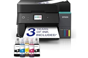 EPSON EcoTank ET-4950 A4 Multifunction Wi-Fi & AirPrint Ink Tank Printer with ADF, Duplex Print, Scan, Copy & Fax, Up To 3 Years Of Ink Included