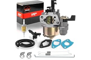 1PZ S16-CX1 Kit Carburador para Motor de Honda GX120 GX160 GX168F GX200 5.5 HP 6.5 HP Generador Cortacésped, con Regulador de Velocidad de Retorno del Acelerador