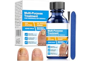 LURELUXE 30ml Reparadores de Uñas Solución, Cuidado de uñas de pies, Fortalece la Estructura de la Uña, Nutre y protege, Reparación de uñas descoloridas, dañadas y gruesas