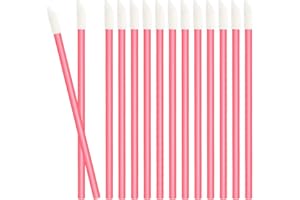 ‎SRUIDYLADY Pack of 50 Disposable Lip Brushes, Lipstick Stick Applicator Lip Gloss Concealer Brush Lip Applicator Tool (CSB-Pink)