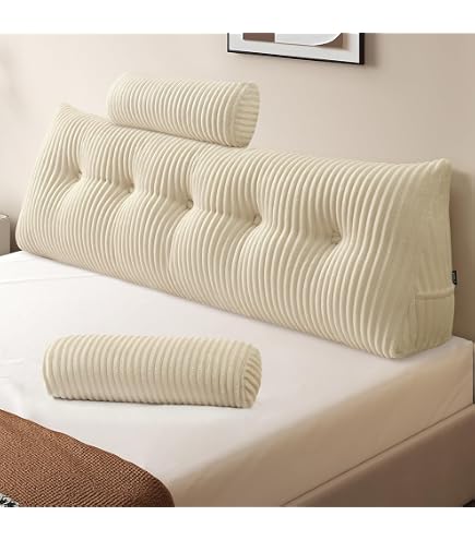 Yanman Coussin cale avec cou réglable, coussin de dossier pour tête de lit, canapé-lit, soutien lombaire triangulaire, coussin de lecture, pour jouer ou regarder la télévision Yanman Coussin cale avec cou réglable, coussin de dossier pour tête de lit, canapé-lit, soutien lombaire triangulaire, coussin de lecture, pour jouer ou regarder la télévision