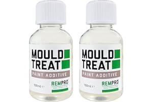 Rempro 2 x 100ml Anti-Mould Paint Additive - Prevention & Control of Black Mould Caused by Condensation & Damp