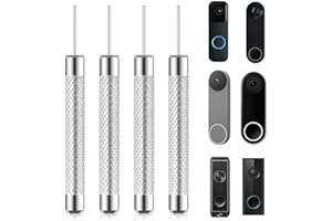 Abeillo 4Pack Doorbell Removal Pin Release Key Security Removal Tool Replacement Compatible with Nest Video Doorbell Blink Google Nest Eufy Video Doorbell Ring Doorbell Accessories