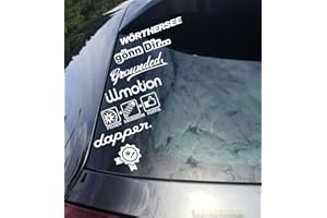 ‎1A STYLE STICKER Auto Aufkleber Set 7 Sticker Bomb Autoscene XXL Autotuning Aufkleber Decal car Sticker Dapper Static XL