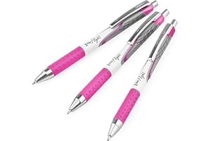 ZEBRA Classic Z-Grip Flight Lot de 3 stylos à bille Rose 1,2 mm