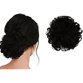 TEMPERIA Hair Accessories For Women Stylish - Juda Hair Buns for Women - Messy Bun Hair Extension - Artificial Fake Hair Donu