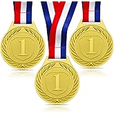 Medaglie Premio BASTOUR 3 Pezzi | Oro, Argento, Bronzo Con Nastro, Per Sport, Giochi, Scuola | Lega Zinco - Foto 7