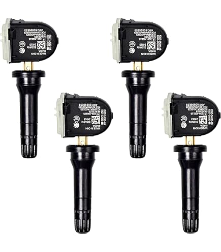 CARPMS TPMS Sensor Set Of 4 – 315MHz Tire Pressure Sensors Replacement For Ford/Lincoln (F-250, Mustang, Fusion, Transit, Etc.)
