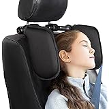 Spurtar Poggiatesta Auto, 180°Regolabile Poggiatesta Auto Bambini, Collo Cuscino Auto Bambini, Supporto Testa Seggiolino Auto