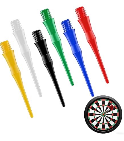 200 Pointes De Fléchettes Plastique WJUAN – Filetage 2BA, Souples, En PC Blanc, Pour Améliorer Ton Jeu