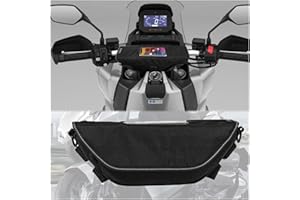 QIBOZNG Motorrad Lenkertasche Für HO&NDA ADV350 Adv350 ADV 350 Motorrad Zubehör Wasserdicht Und Staubdicht Lenker Lagerung Tasche Navigation Tasche(Black NO Logo)