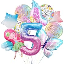 Schmetterling Geburtstagsdeko Für Mädchen 2 Jahre – Mit Folienballons, Latexballons & „2“-Zahl, Rosafarben