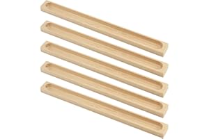 SMOMEND 5 Pezzi Porta Incenso in Legno di Bambù, Circa 23 * 2cm Supporto Angolare Regolabile per Bastoncini di Incenso, Design Elegante e Funzionale, Porta Incenso per Meditazione e Relax, Facile da Pulire