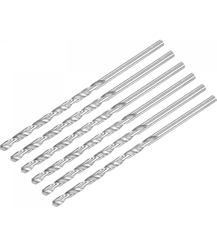 2 HSS-Spiralbohrer 6,8 Mm – Titanbeschichtet, Vollgeschliffen, Gesamtlänge 109 Mm, Für Metall & Holz