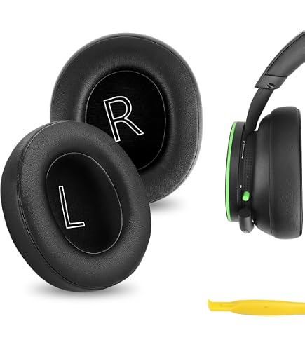 Cuscinetti Auricolari Di Ricambio Per Xbox Wireless, Wired E 20th Anniversary – Memory Foam Con Gel Rinfrescante, Nero - 2
