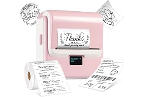 ORGSTA T003 etikettendrucker selbstklebend etikettiergerät Bluetooth & USB 2200 mAh etikettiermaschinen 50 mm/s beschriftungsgerät ettikettiergeraet 20 mm-80 mmlabel Printer Sticker Maker