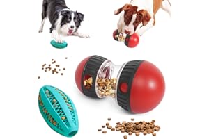 YGKYMVW Hunde Intelligenzspielzeug, 2 Stück Intelligenzspielzeug für Hunde Interaktives Hundespielzeug Intelligenz Slow Feeder Ball für Hunde, Rollender Leckerli Spender Snackball für Kleine Mittlere Hunde