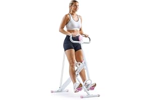 SUNNY HEALTH AND FITNESS Sunny Health & Fitness Row-N-Ride Squat Assist Trainer, Foldable & Easy Setup Exercise Equipment w/Adjustable Resistance, Home Gym Training Machine for Arm, Glute & Leg Workout, Optional in Colors