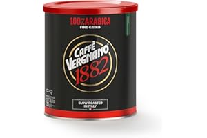 ‎CAFFÈ VERGNANO 1882 Caffè Vergnano 1882 Kaffee Dose 100% Arabica gemahlen Espresso - 250 g-Packung