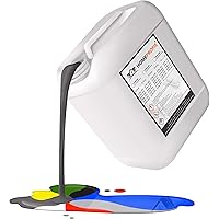 Home Profis HPBA-500 Boden-Farbe für Außen-Bereich – 2K Epoxid-Harz, farbiger Boden-Lack, RAL 1002, Sandgelb, Beton…