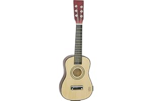 Vilac - Guitare en Bois Naturel - 8358 - Instrument de Musique Enfant en Bois - 6 Cordes en Nylon - Apprendre à Jouer à la Guitare - Taille adapté aux Enfants à partir de 36 Mois